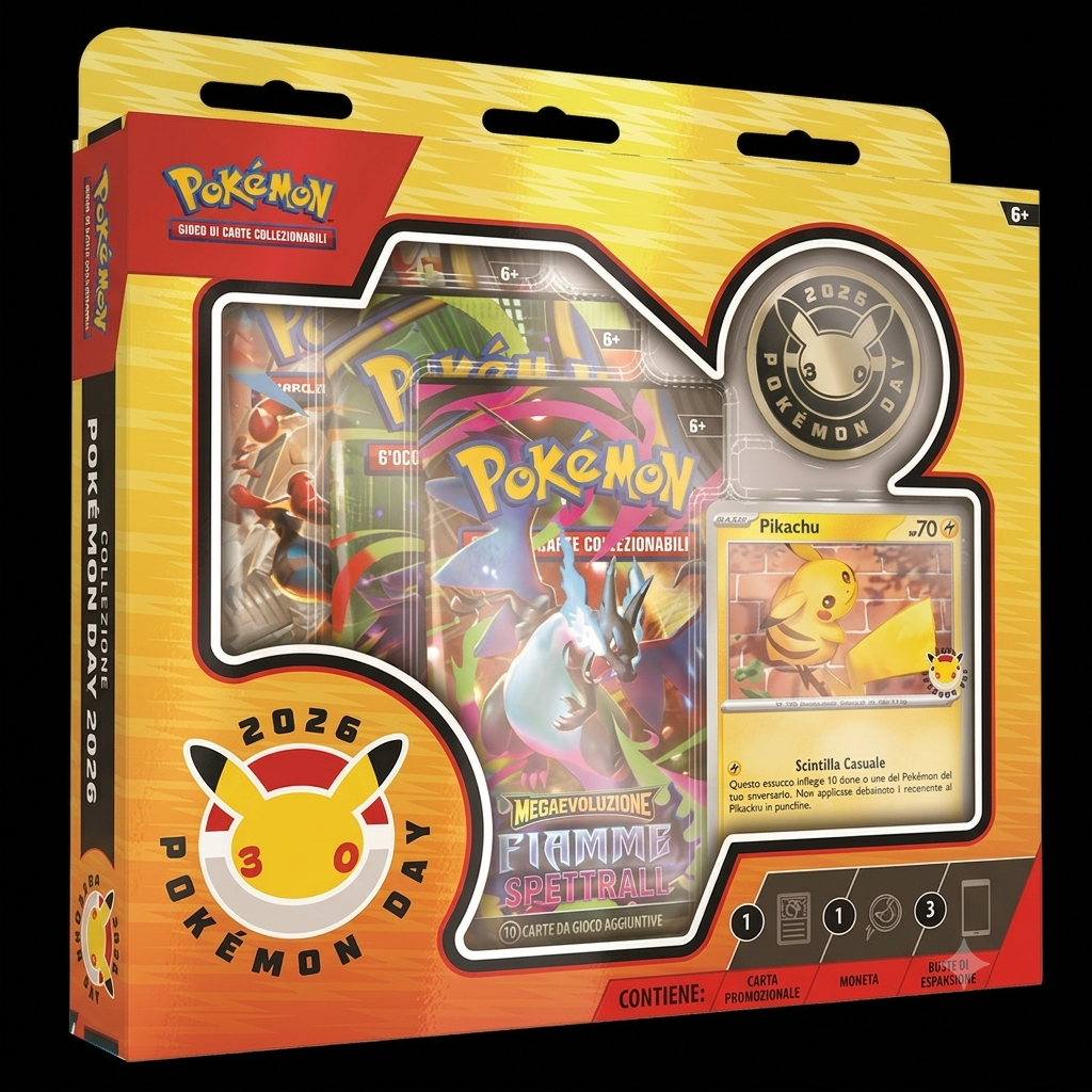 Collezione Pikachu Pokémon Day 2026 ITA