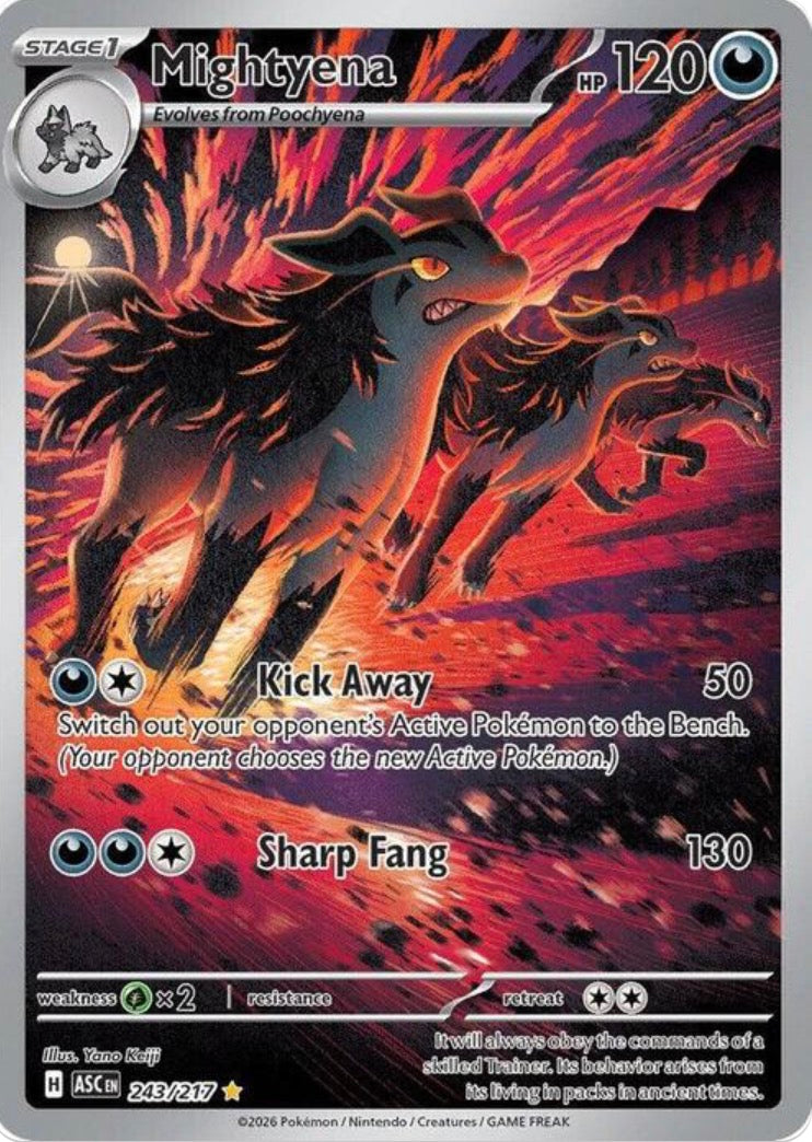 Mightyena 243/217 – ASC Ascesa Eroica Illustration Rare ITA