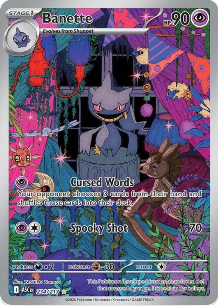 Banette 234/217 – ASC Ascesa Eroica Illustration Rare ITA