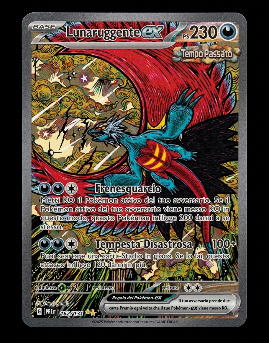 Lunaruggente-ex 162/131 Illustrazione Speciale ITA