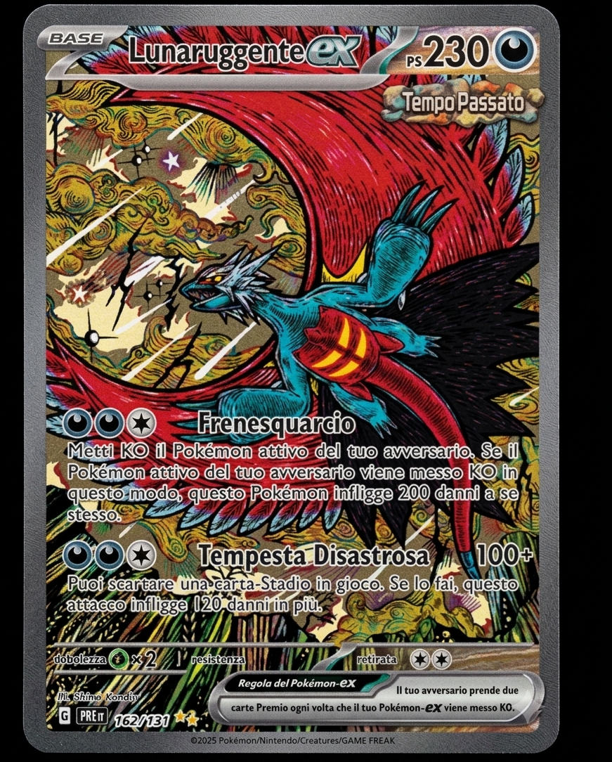 Lunaruggente-ex 162/131 Illustrazione Speciale ITA