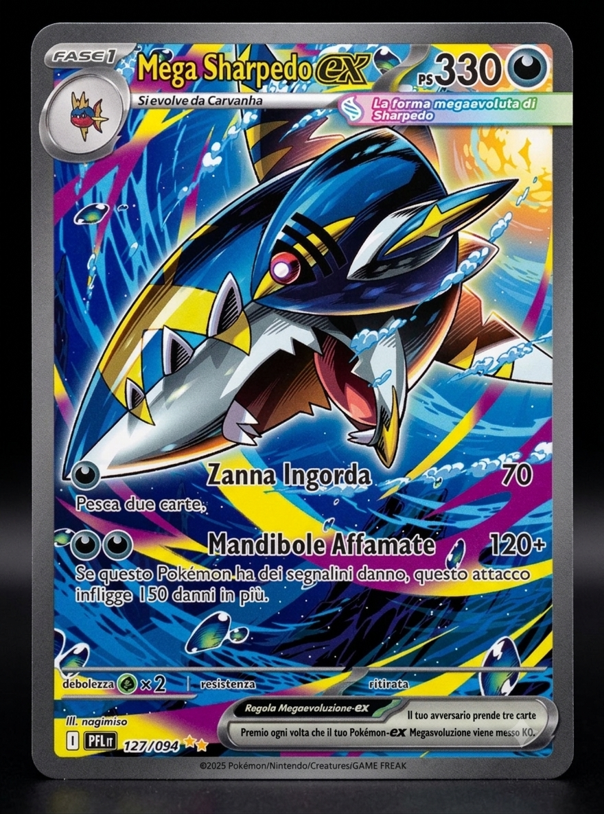 Mega Sharpedo-ex 127/094 - Illustrazione Speciale (ITA)