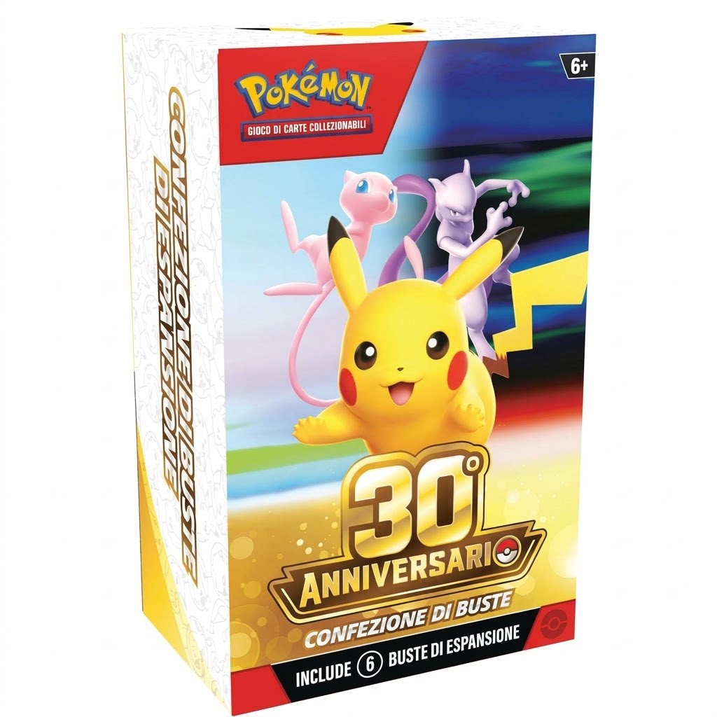 Pokemon 30° anniversario - Bundle 6 buste