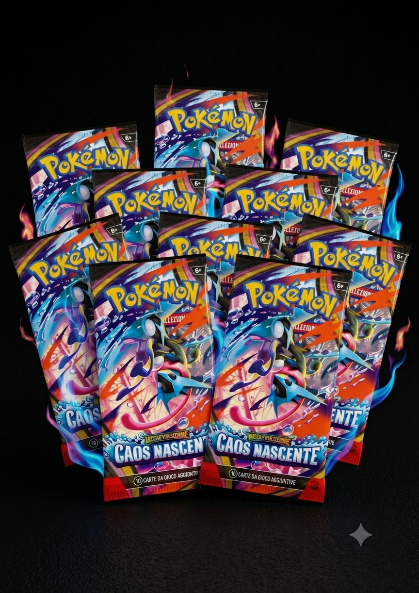 10 buste Caos Nascente ITA - Pokémon TCG
