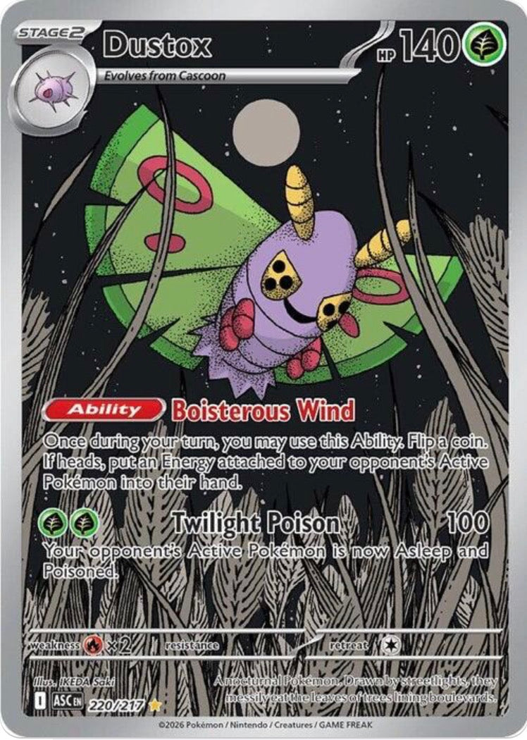Dustox 220/217 – ASC Illustration Rare ITA ascesa eroica
