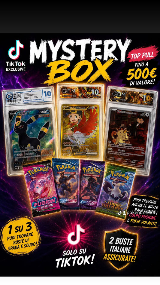 Mystery box 2 pack ITA guaranteed 1/3 Sword and Shield