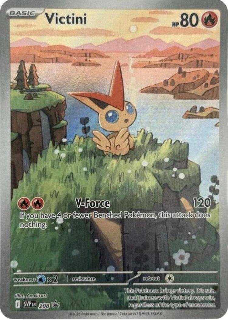 Victini SVP 208 – Scarlet & Violet Promo Holo ITA Fuoco Bianco/Luce Nera