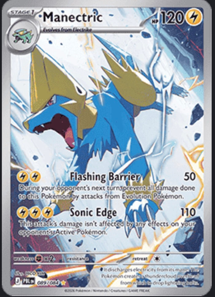 Manectric 089/084 – Buio Pesto ITA illustrazione Rara