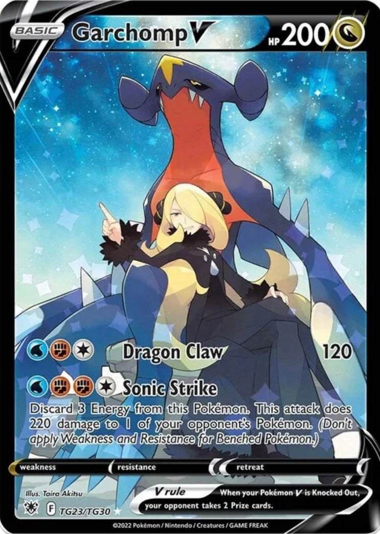 Garchomp V TG23/TG30 – Lucentezza Siderale ITA Trainer Gallery Alternative