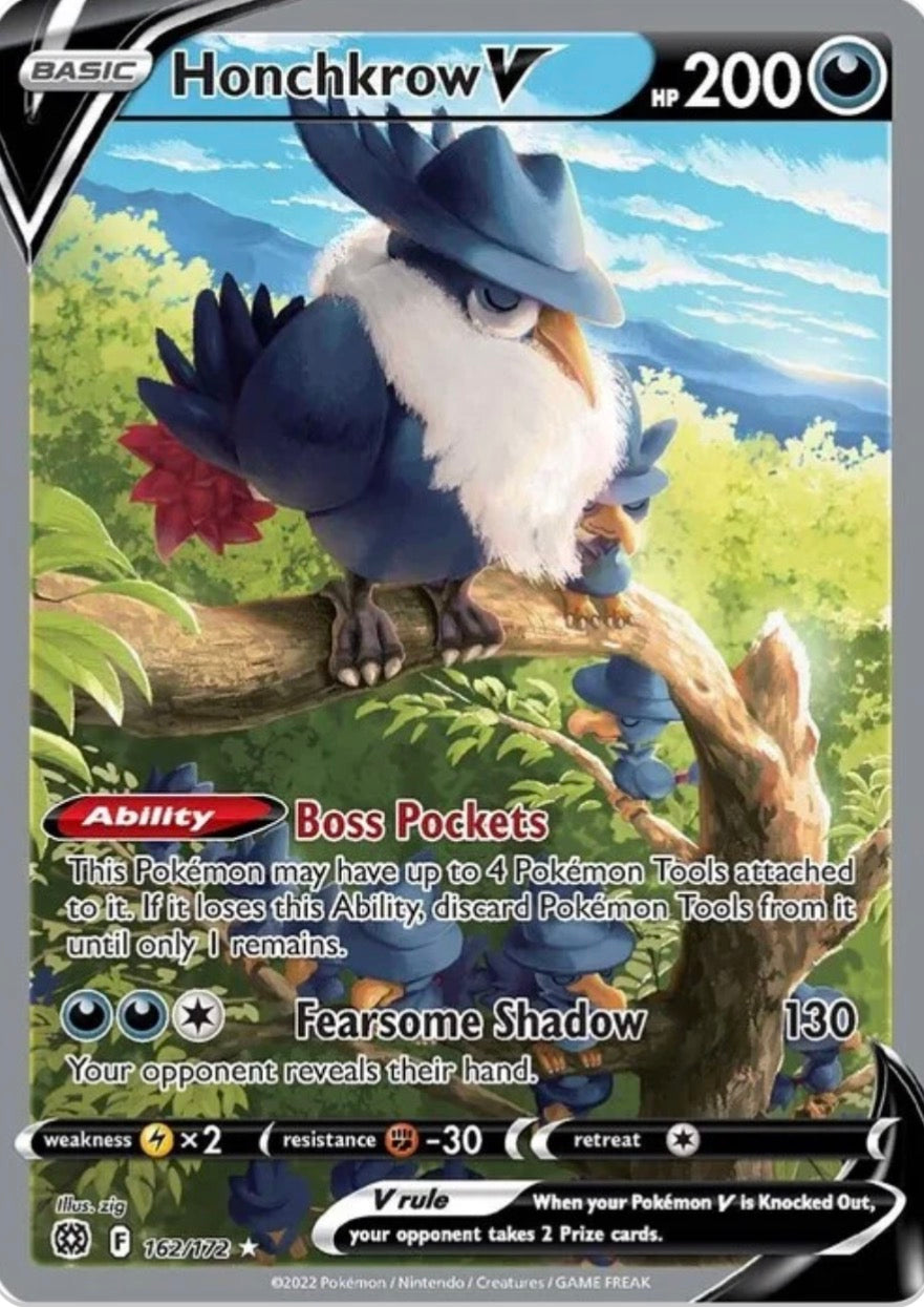 Honchkrow V Alternative Art- 162/172 - Astri Lucenti ITA