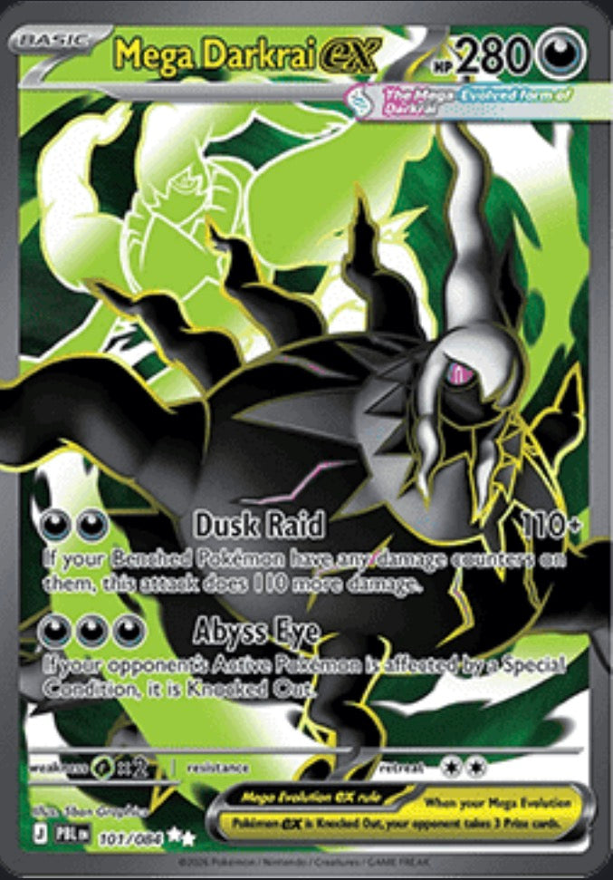 Mega Darkrai ex 101/084 – Buio Pesto ITA Full Art