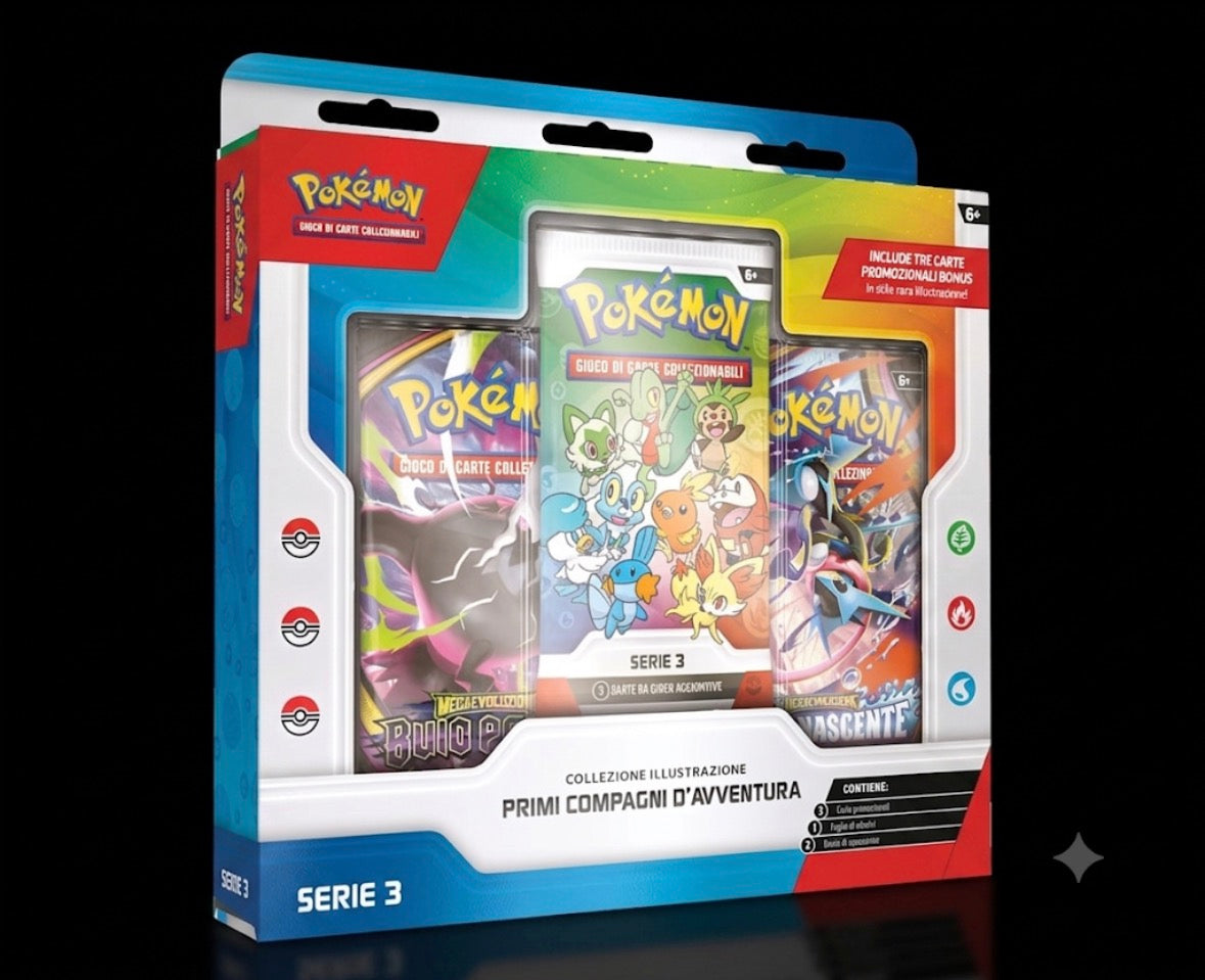 Pokémon GCC – Collezione Illustrazione Primi Compagni d'Avventura (Serie 3)