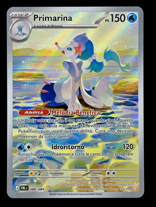 Primarina - 088/084 PBL buio pesto illustrazione rara IT