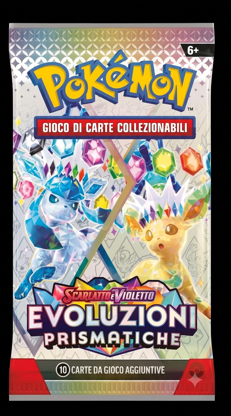 Pokémon Scarlatto e Violetto – Evoluzioni Prismatiche busta singola ITA