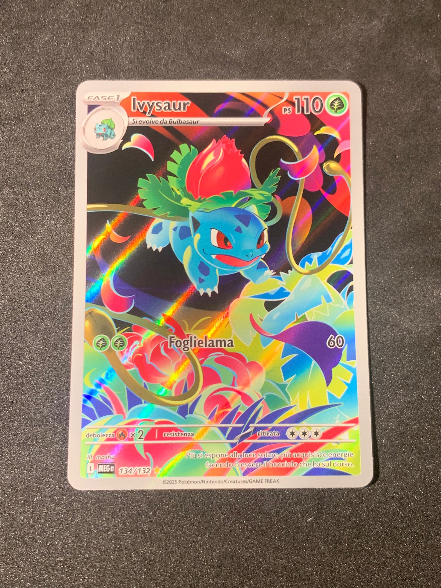 Ivysaur Art Rare 134/132 Megaevoluzione - Near Mint