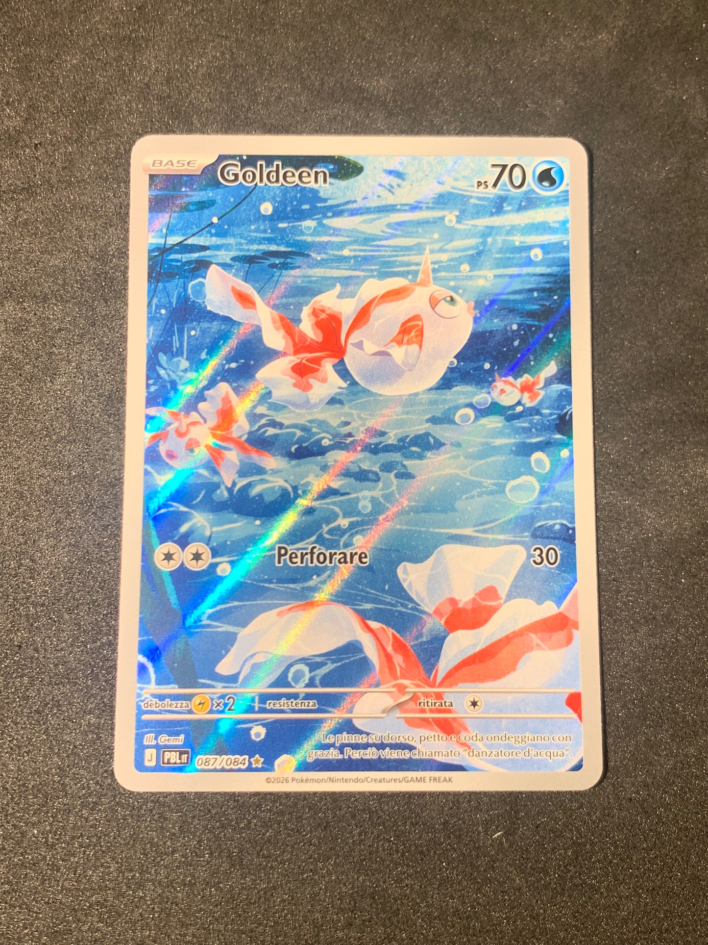 Goldeen Art Rare 087/084 Buio Pesto - Near Mint