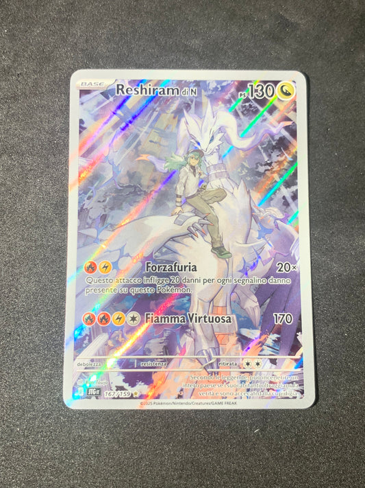 Reshiram di N Art Rare 167/159 Avventure Insieme - Near Mint