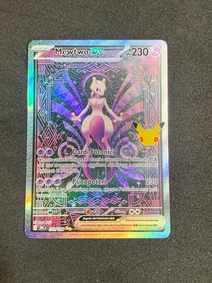 Mewtwo EX SAR 151/128 30° Anniversario - Near Mint