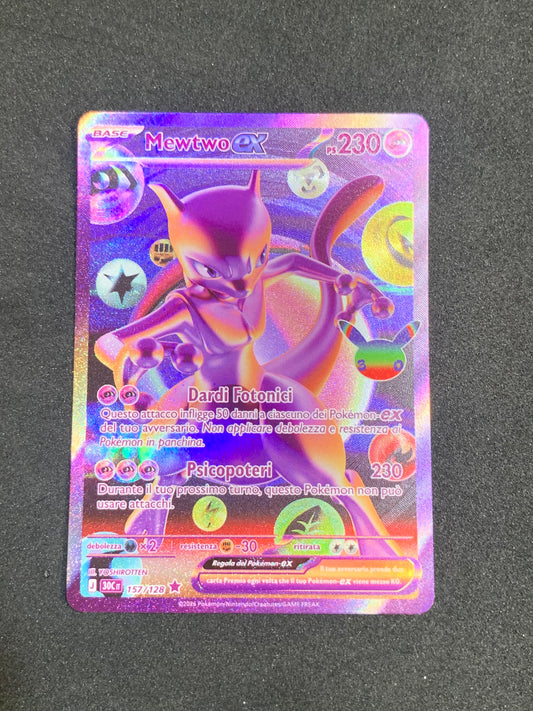 Mewtwo EX FUR 157/128 30° Anniversario - Near Mint