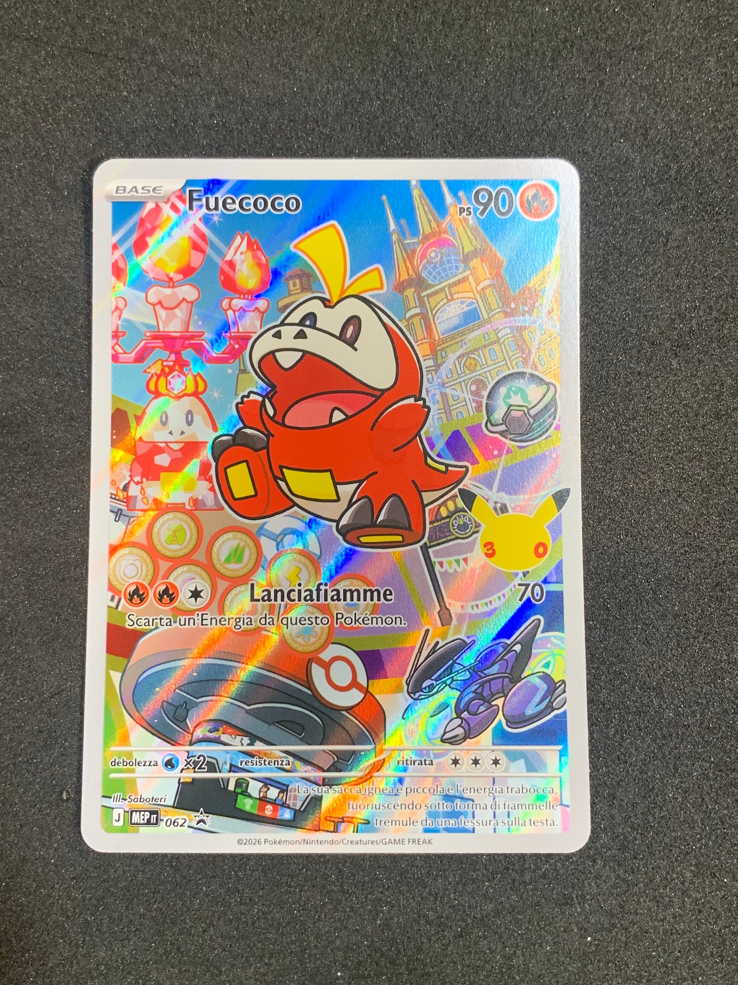 Fuecoco Promo 30° Anniversario - Near Mint